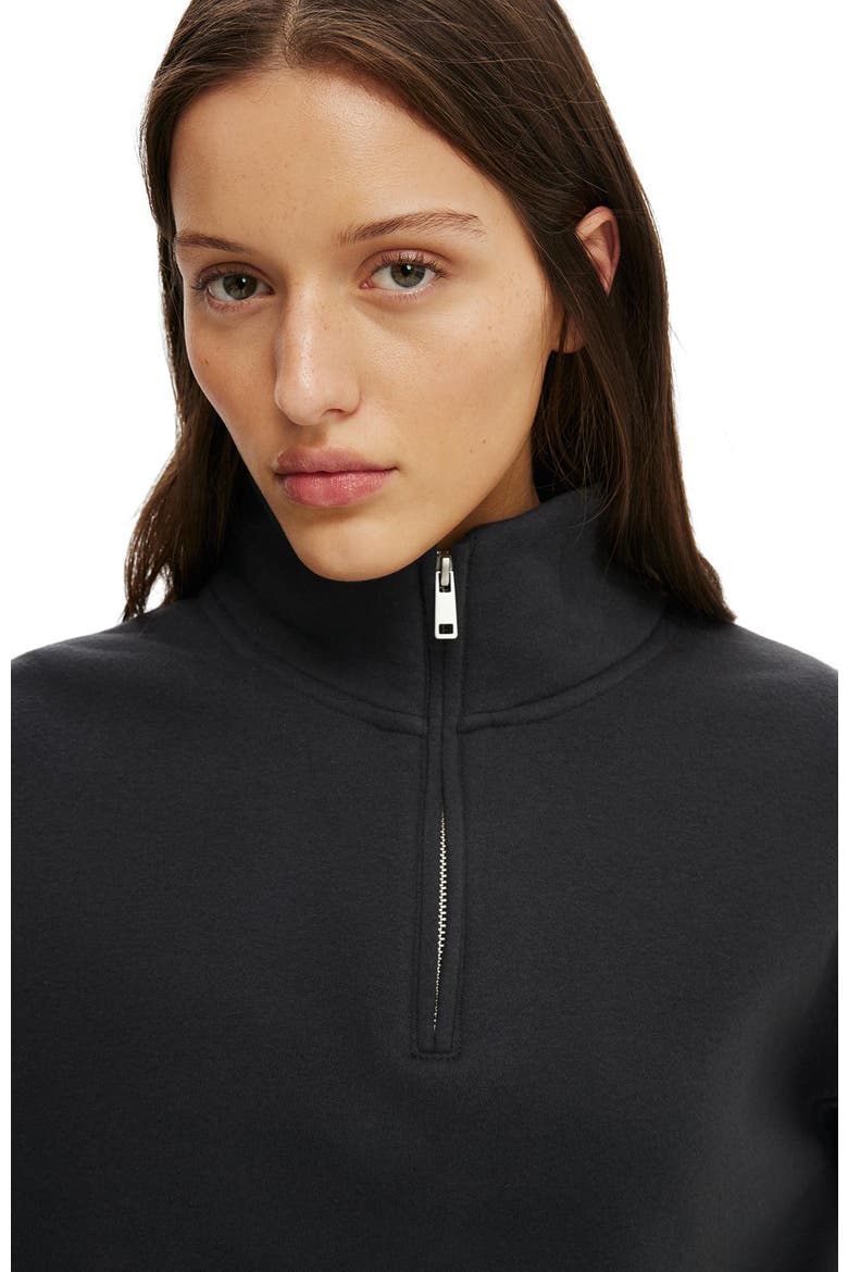 Women's Quarter Zip Sweatshirt, Alternate, color, Shadowstone