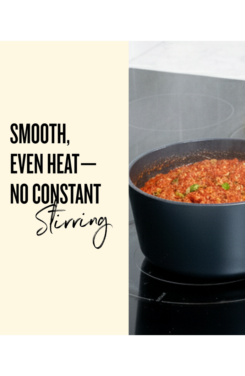 Alva Maestro 4.5-qt Ceramic Coated Nonstick Stock Pot 
2-qt Ceramic Nonstick Saucepan with Lid, Alternate, color, Black