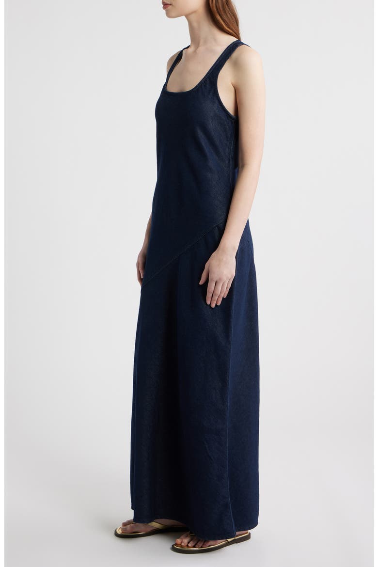 Daisy Denim Maxi Dress, Alternate, color, OCEAN RINSE