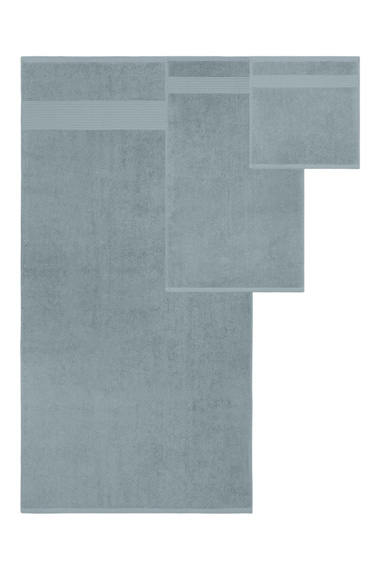 Jacquard 6-Piece Towel Set, Alternate, color, SOFT GRAY