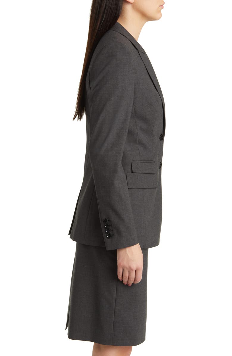 BOSS Juicylara Virgin Wool Blazer, Alternate, color, 