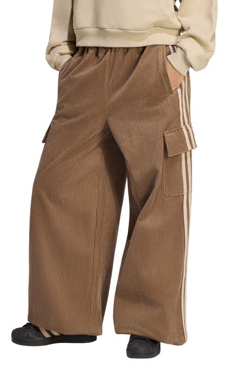 Corduroy 3-Stripes Cargo Pants