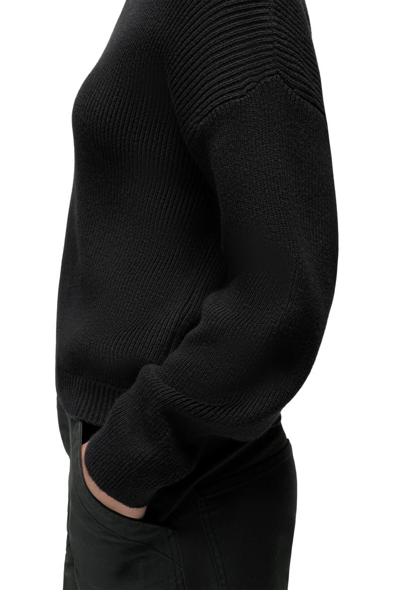 Divine Day Sweater, Alternate, color, BLACK
