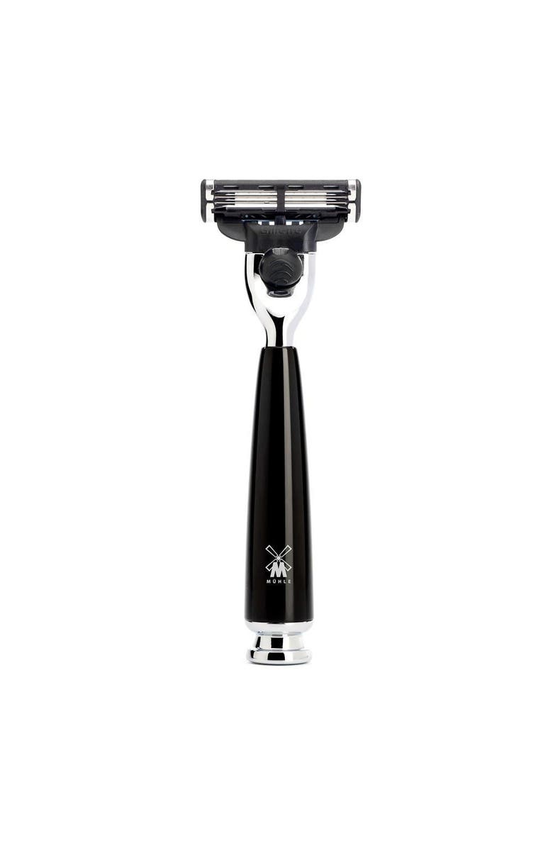 MÜHLE Rytmo Black Mach-3 Razor, Main, color, Black