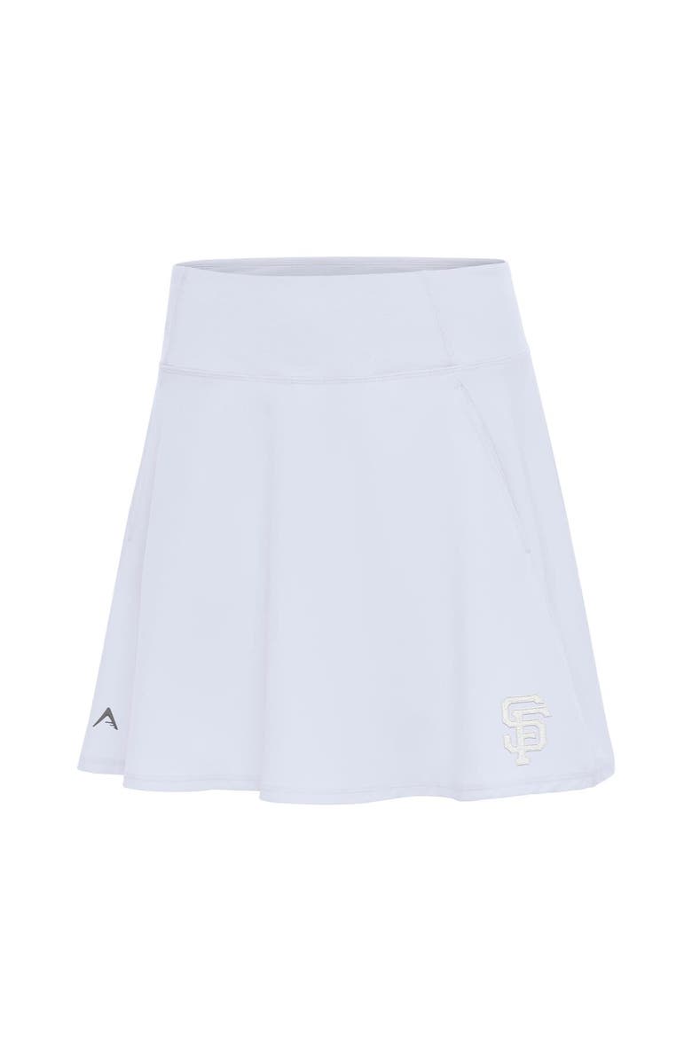 ANTIGUA Women's Antigua  White San Francisco Giants Chip Skort, Main, color, White