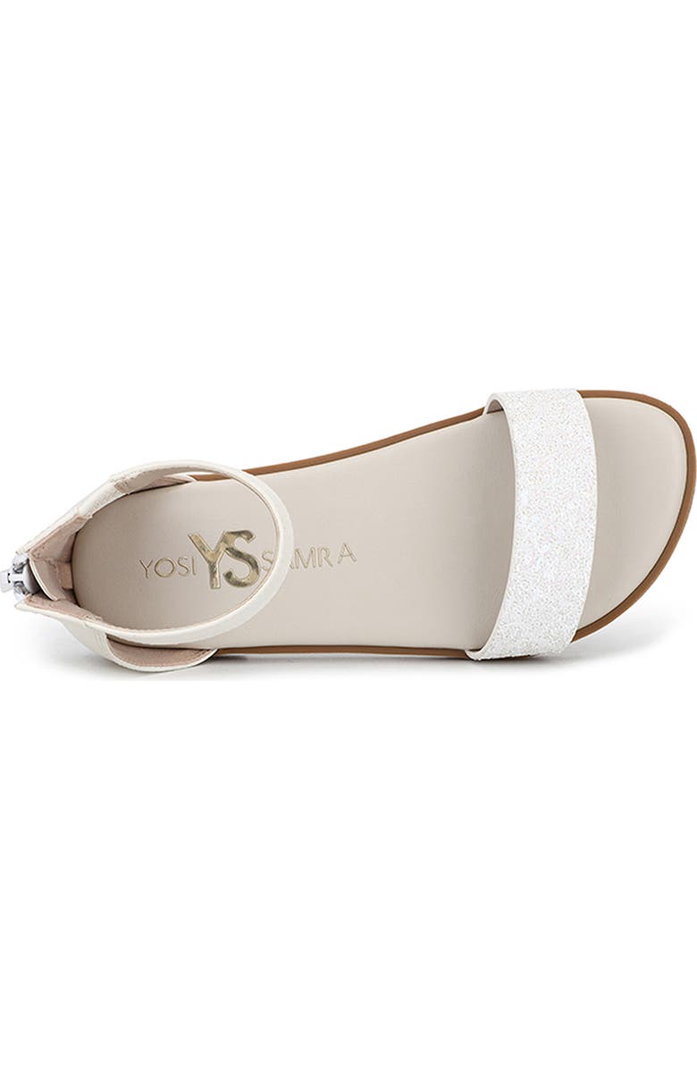 Yosi Samra Kids' Miss Cambelle Ankle Strap Sandal, Alternate, color, White