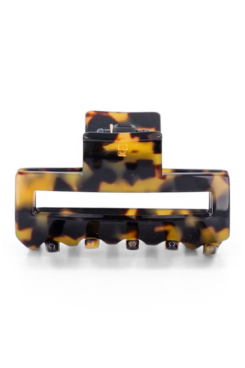 Sebastopol Acetate Hair Clip, Main, color, Tortoiseshell