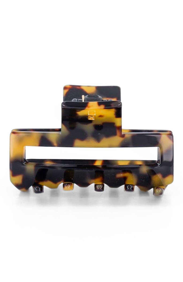 Alexandre de Paris Sebastopol Acetate Hair Clip, Main, color, Tortoiseshell