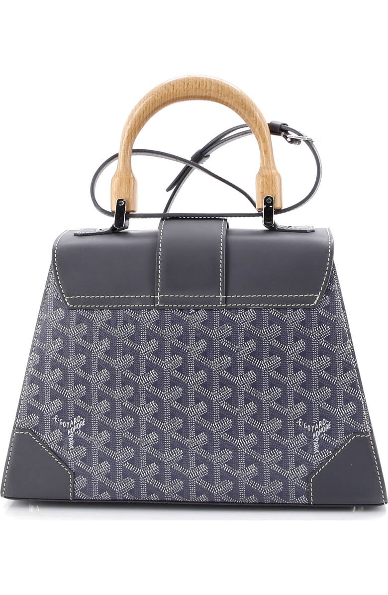 Pre-Owned Goyard Saigon Top Handle Bag Coated Canvas with Leather PM, Alternate, color,