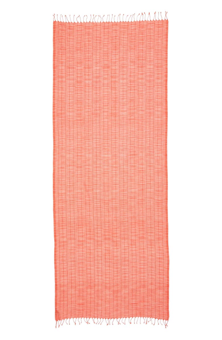 Eileen Fisher Stripe Organic Cotton Scarf, Alternate, color, 