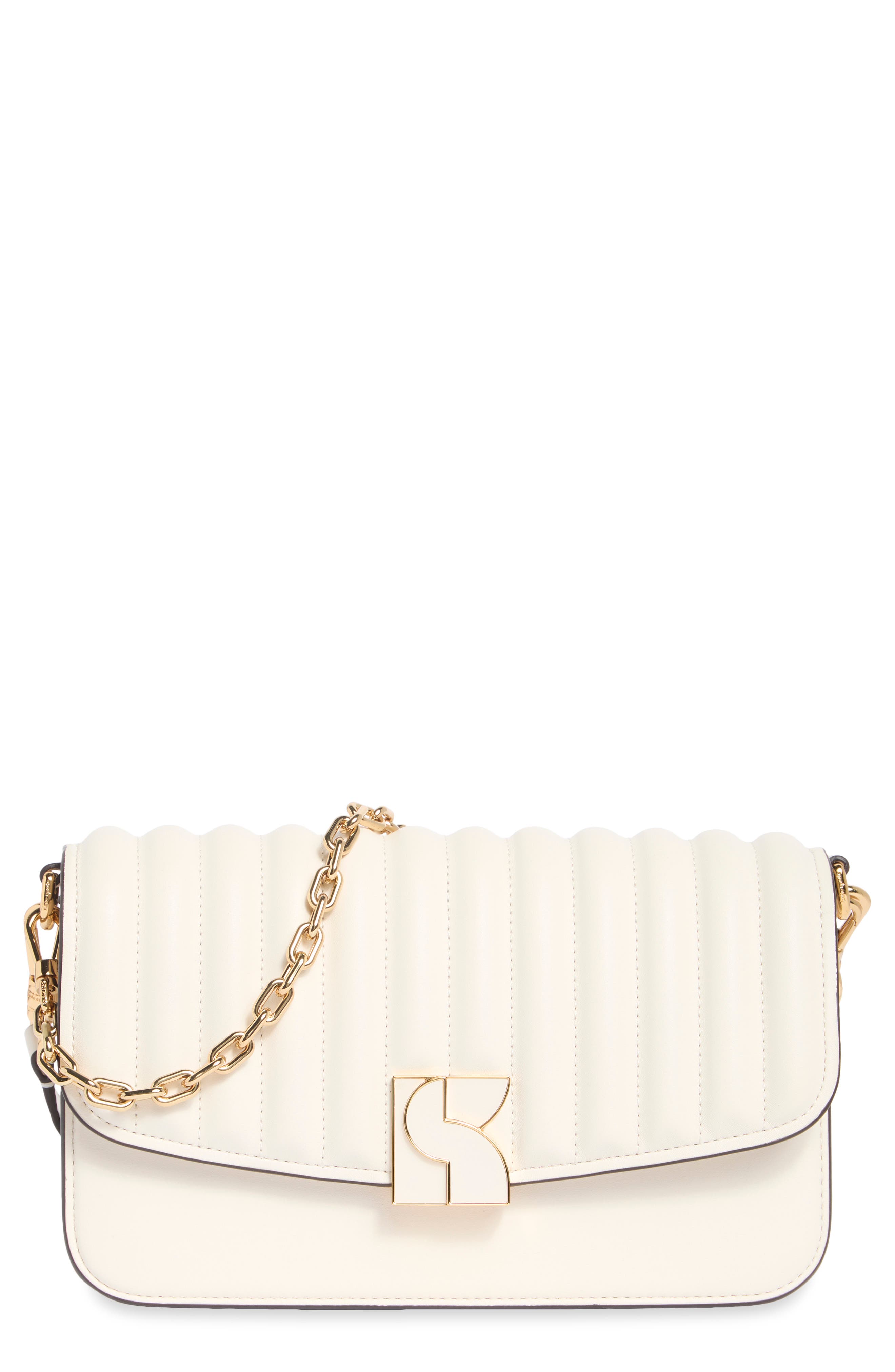 Dakota Trapunto Leather Shoulder Bag