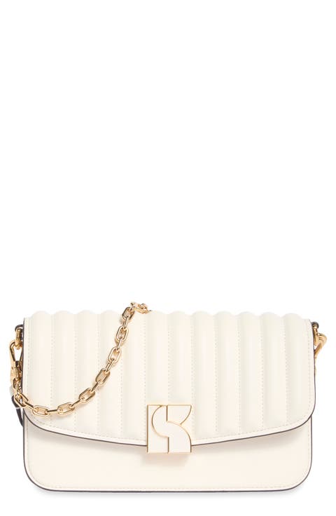 Dakota Trapunto Leather Shoulder Bag