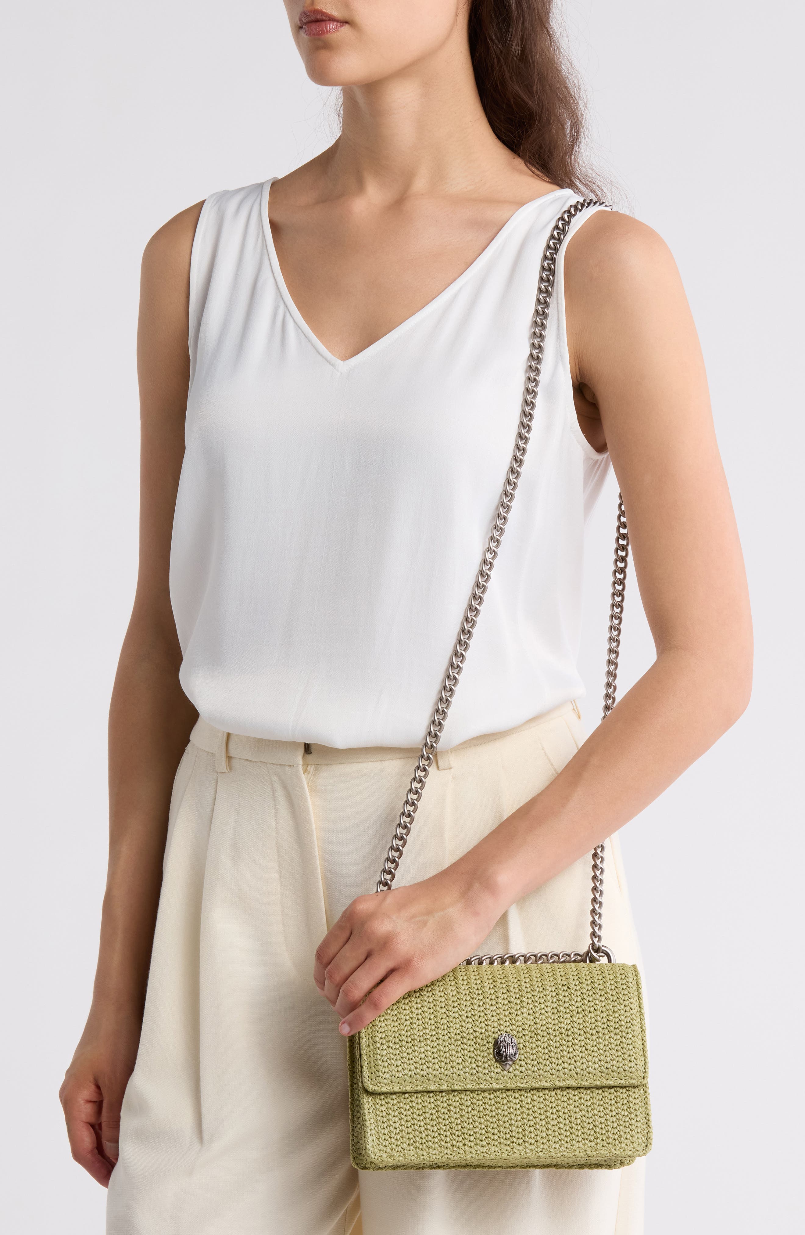 Kurt Geiger London Shoreditch Eagle Small Shoulder Bag, Alternate, color, 