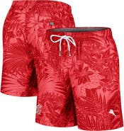 Tommy Bahama Men's Tommy Bahama Crimson Washington State Cougars Santiago Palms Board Shorts