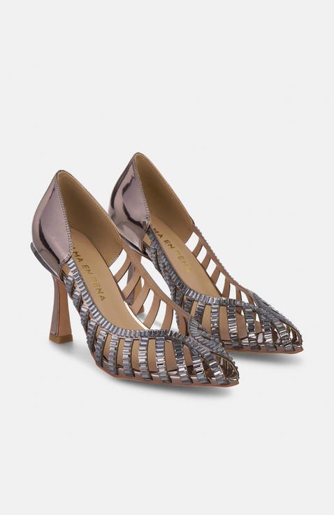 Mirror Effect Heel Shoe