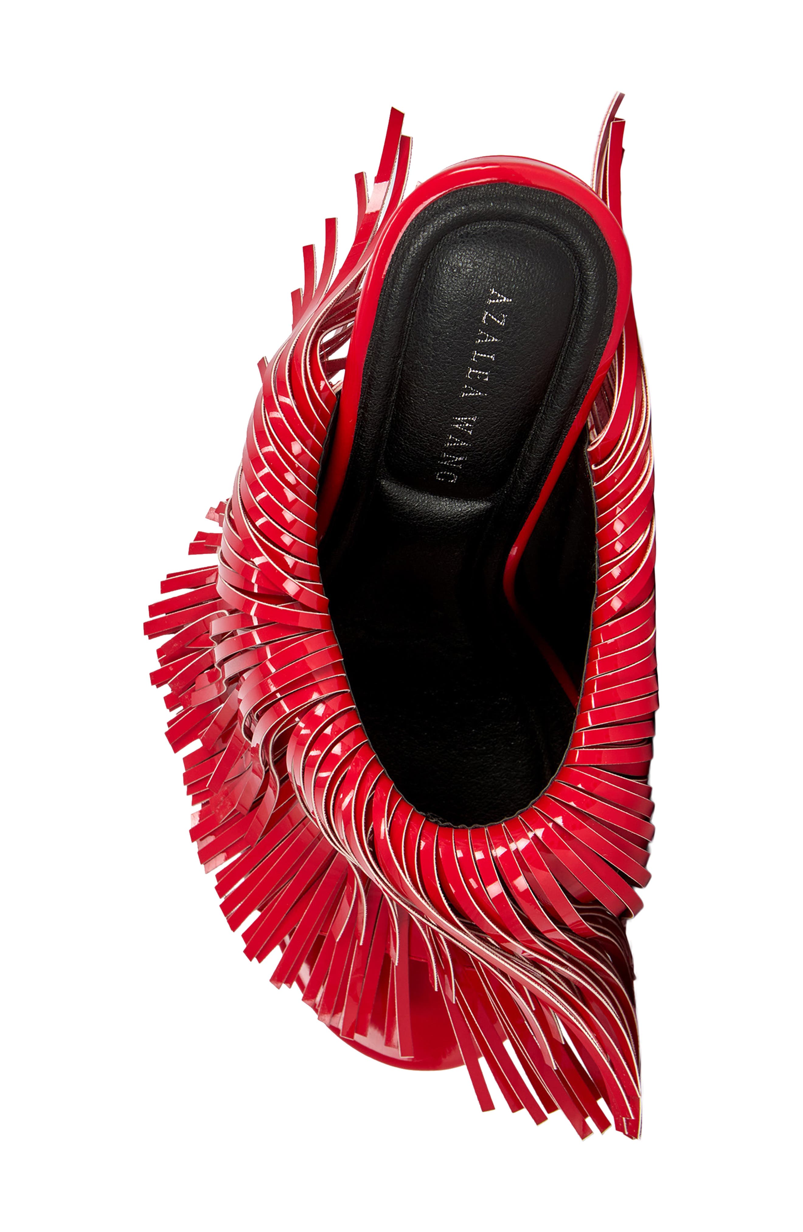 Vailyn Fringe Sandal, Alternate, color, RED