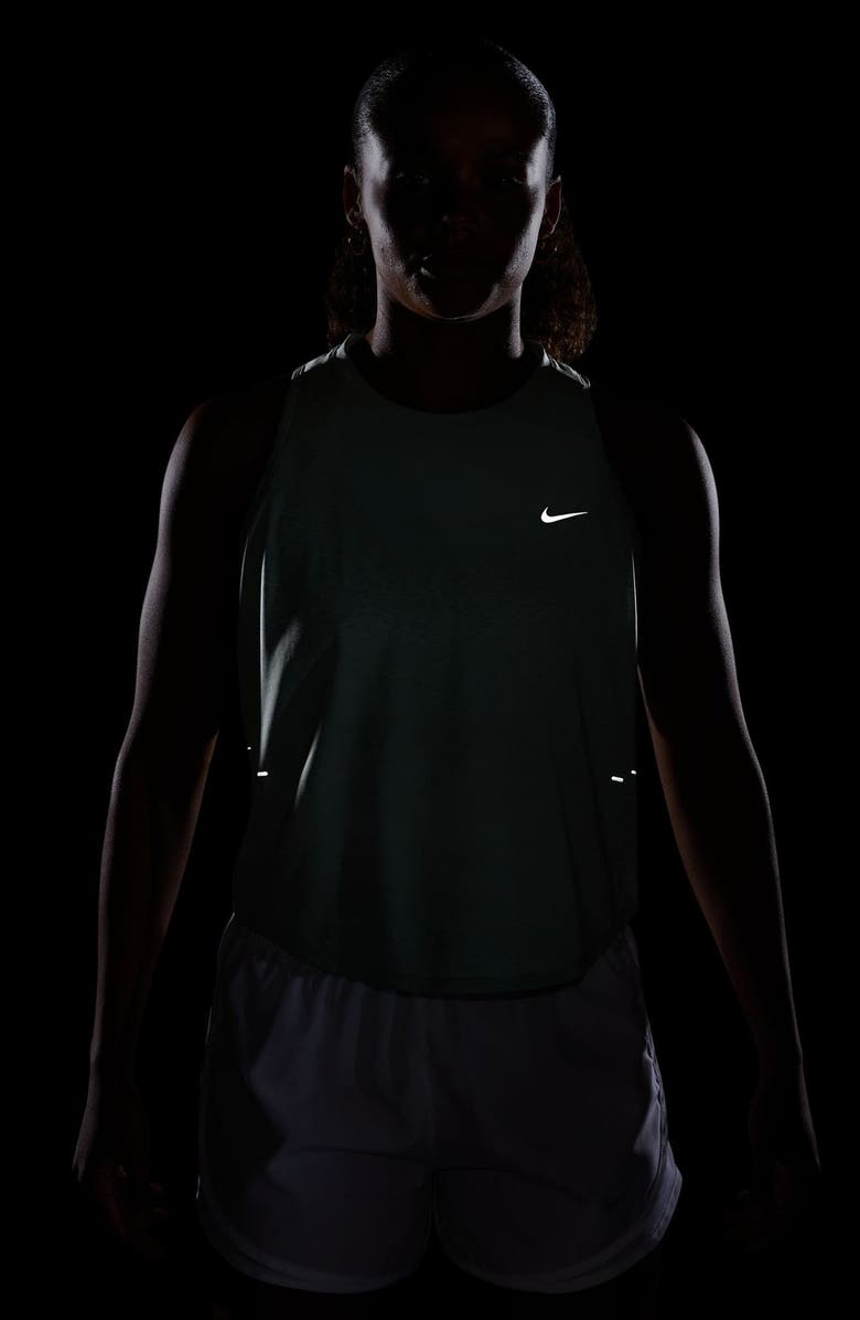 Nike Swift Breathe Dri-FIT Running Tank Top, Alternate, color, Barely Green/ Photon Dust