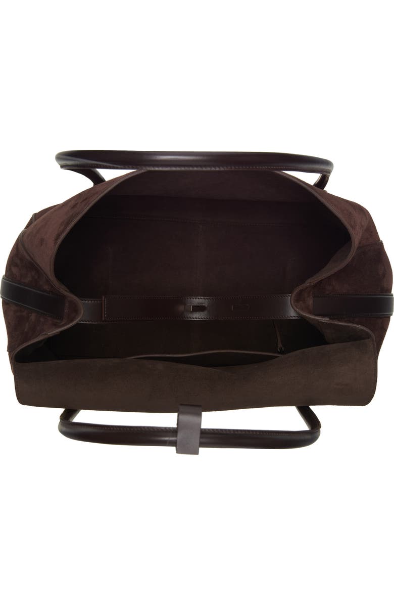 TOM FORD Large Suede Shoulder Bag, Alternate, color, Brown