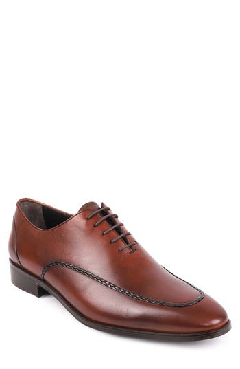 Vellapais Frisco Braided Oxford In Cognac