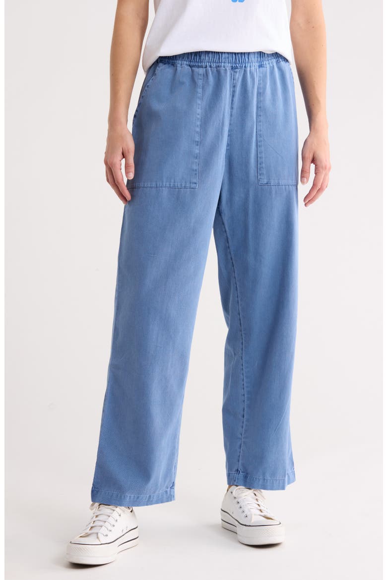 Wavy Days Wide Leg Pants, Main, color, DUTCH BLUE