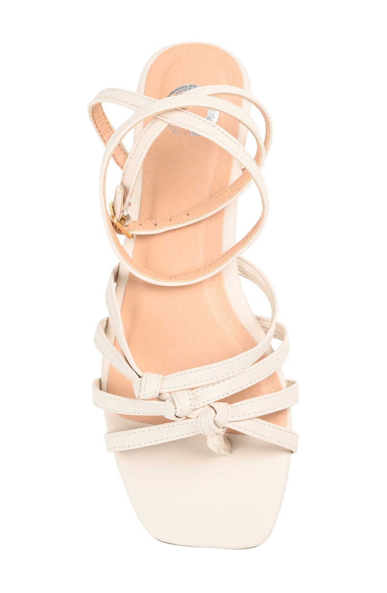 Indee Strappy Sandal, Alternate, color, OFF WHITE
