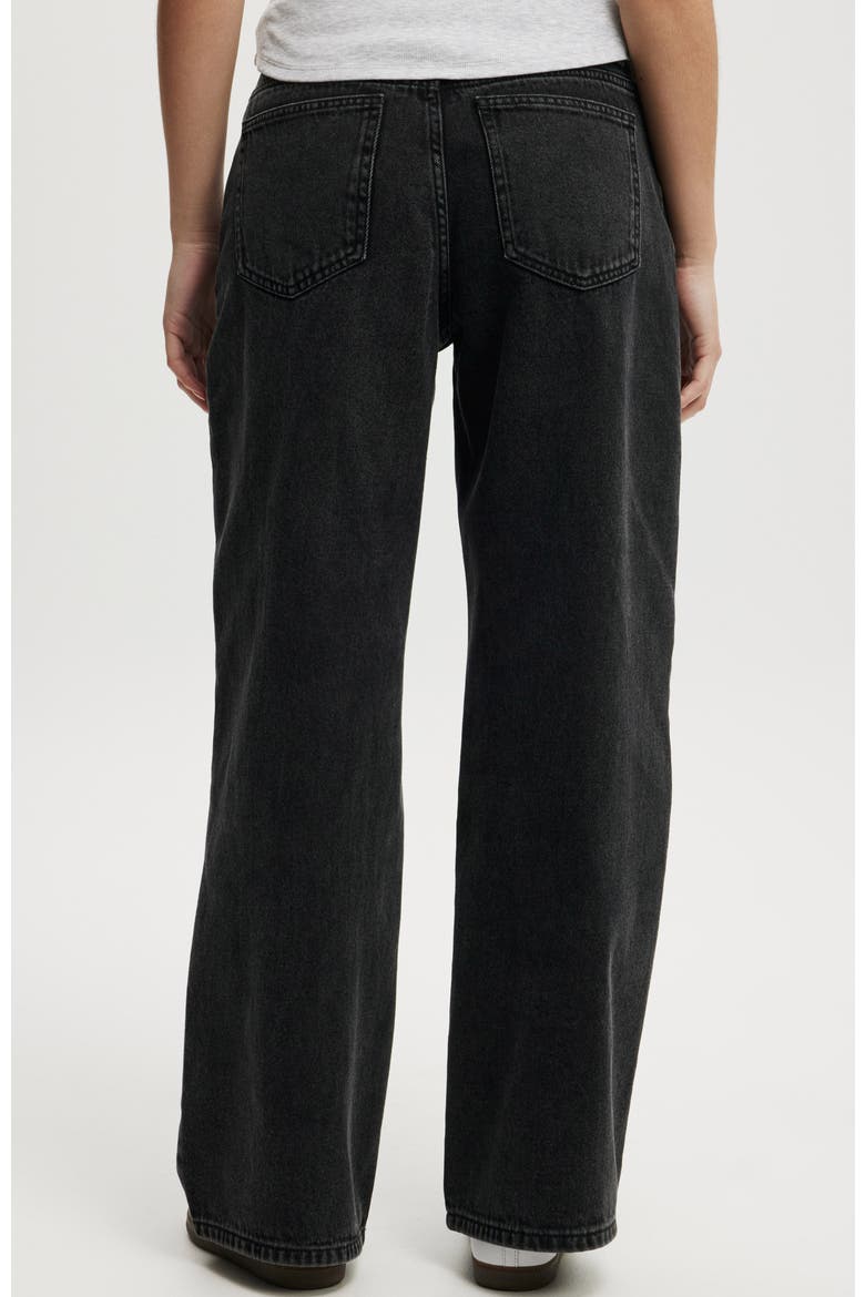 Women's Relaxed Wide Jean, Alternate, color, GRAPHITE BLACK