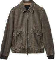 AllSaints Marland Leather Aviator Jacket