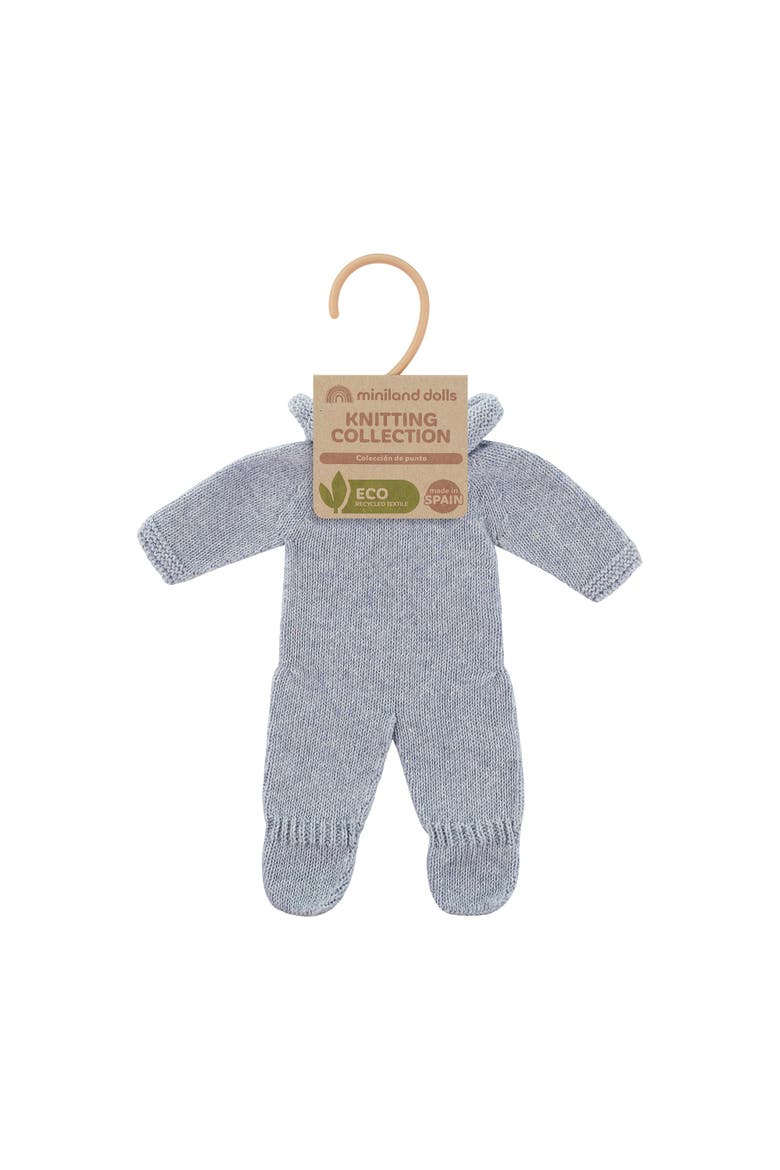 Knitted Doll Outfit for 12 5/8 inch Dolls, Alternate, color, Grey Multi