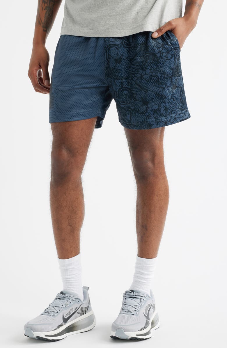 OVERTIME Summer Mesh Shorts, Main, color, Black