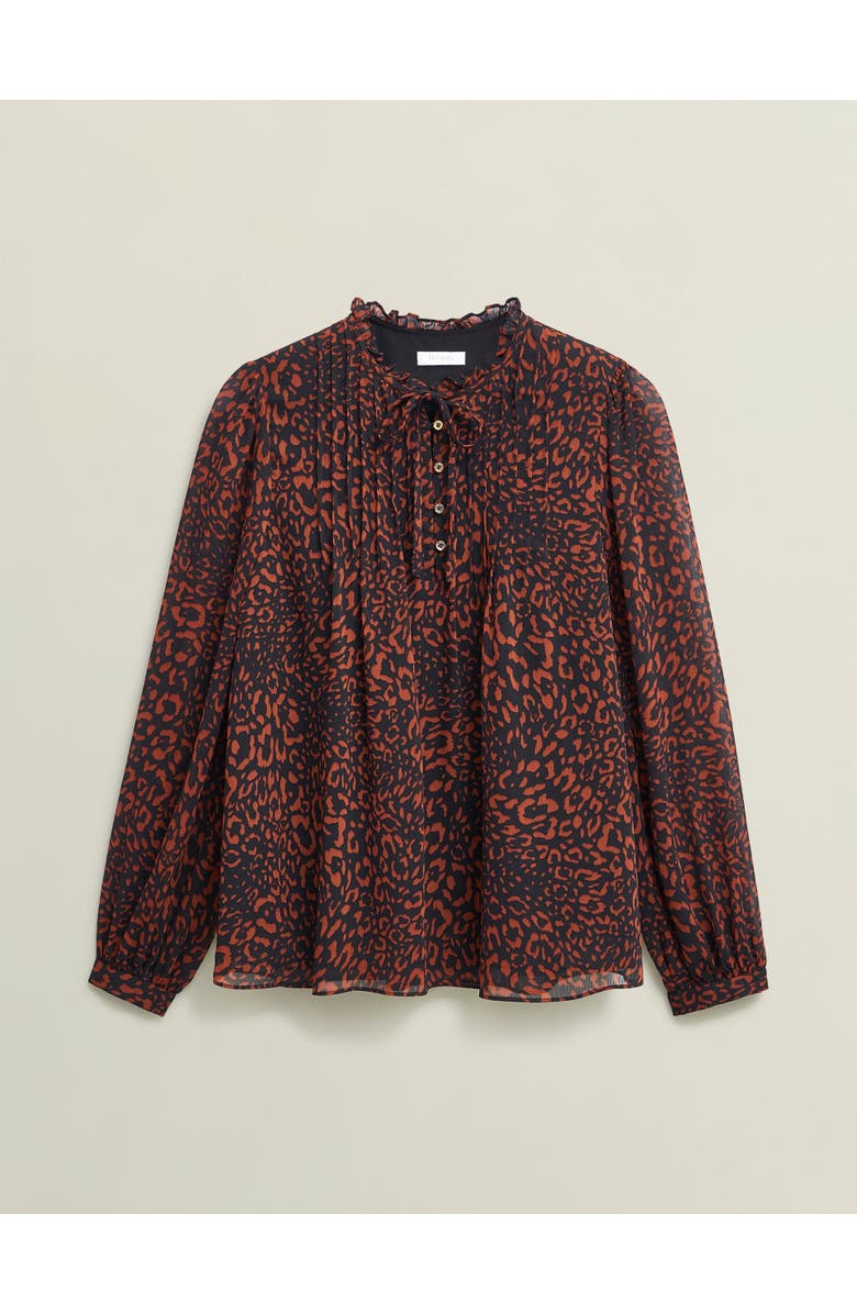 HOBBS LONDON Carolina Blouse, Alternate, color, Black Copper