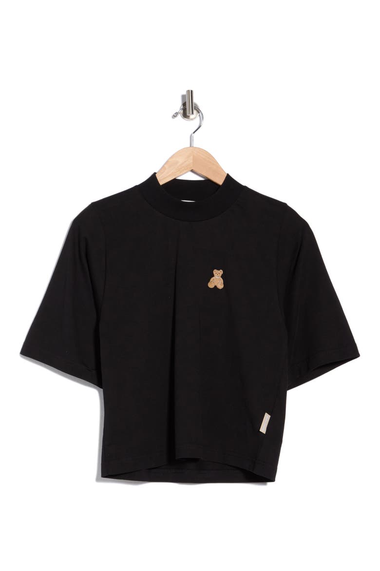 Teddy Bear T-Shirt, Alternate, color, BLACK