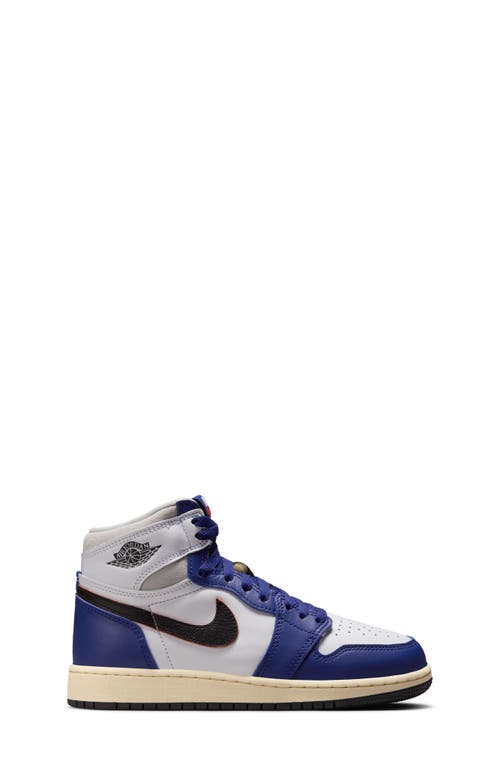 Nike Jordan Little Kids' Air Retro 1 High Og Casual Shoes In White