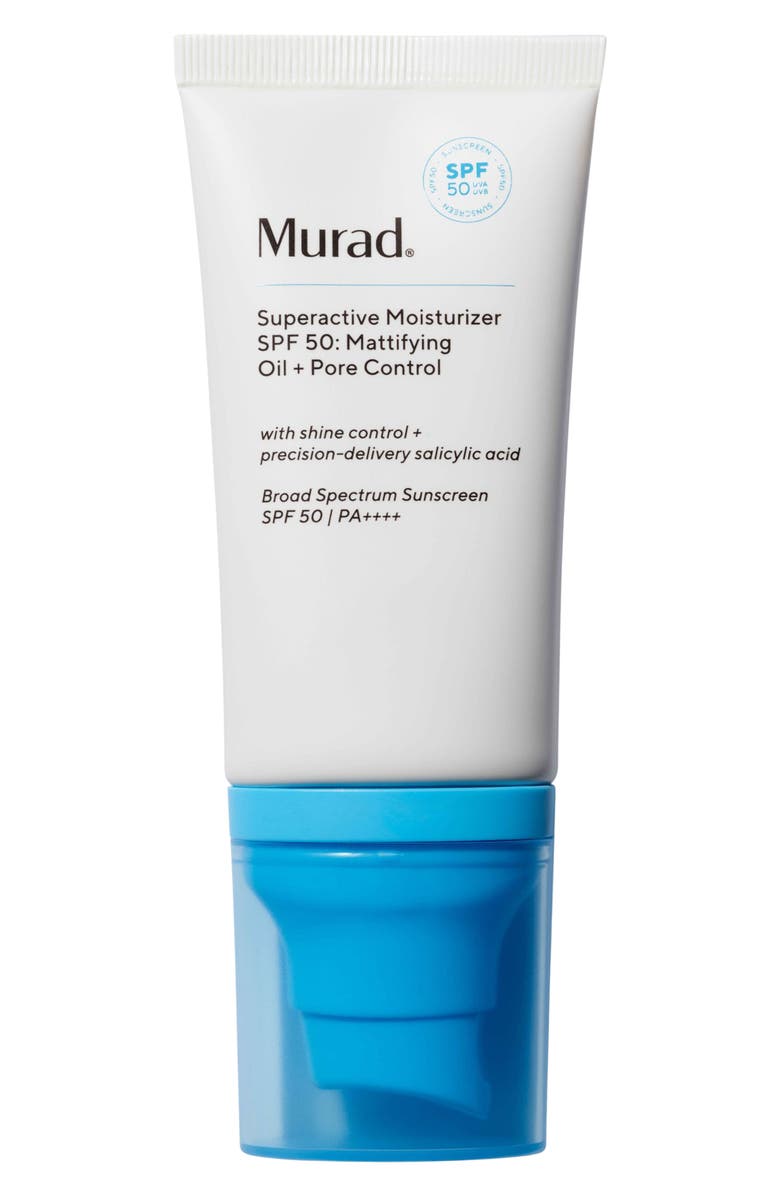 Murad<sup>®</sup> Superactive Moisturizer SPF 50: Mattifying Oil + Pore Control, Main, color, 