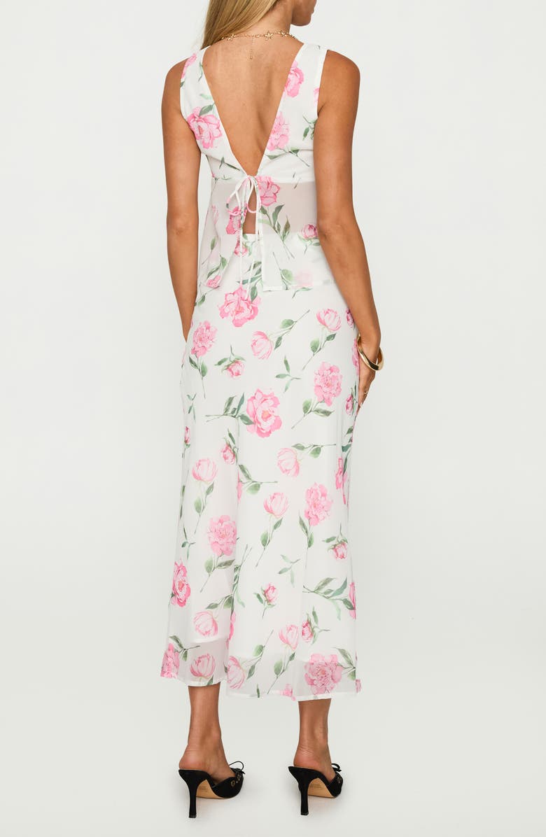 Princess Polly Stars Shine Floral Chiffon Top & Skirt Set, Alternate, color, Multi