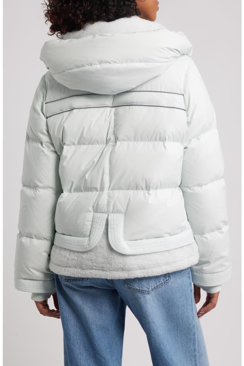 MetroPeak 700 Fill Power Down Puffer Jacket with Fleece Trim, Alternate, color, REEF BLUE