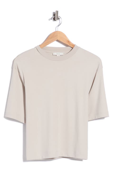 Wide Sleeve Crop T-Shirt