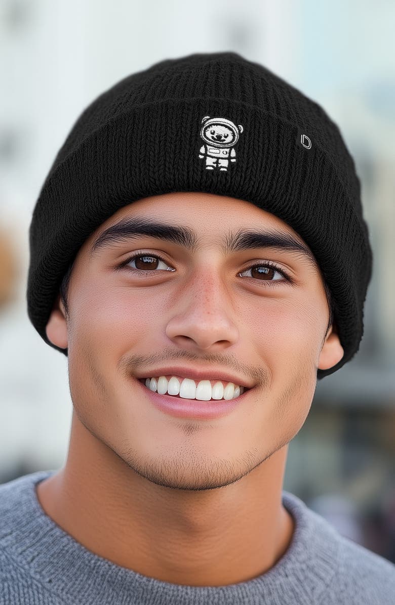 Dalix Ice Bear Beanie, Alternate, color, Black