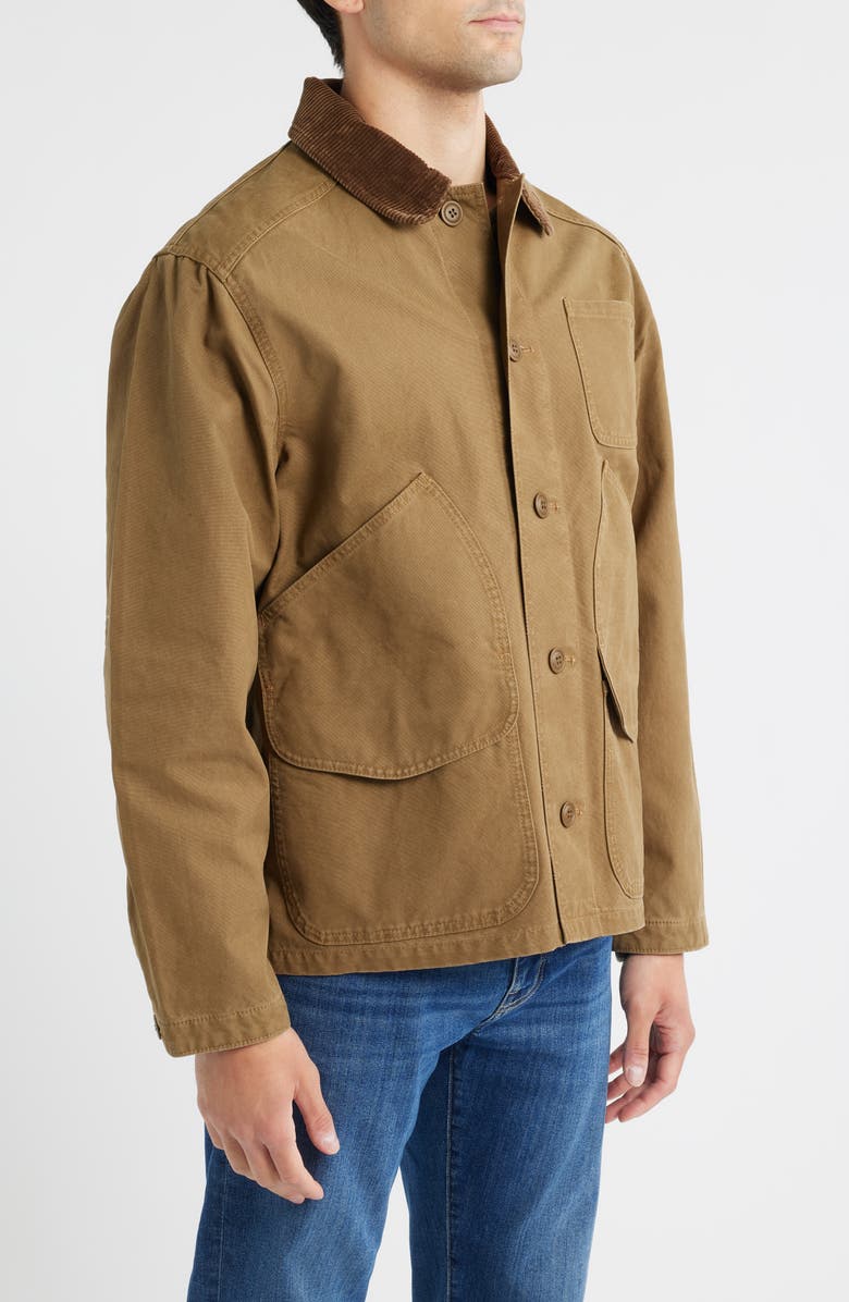 Filson Cotton Canvas Outfitter Jacket, Alternate, color, Kangaroo