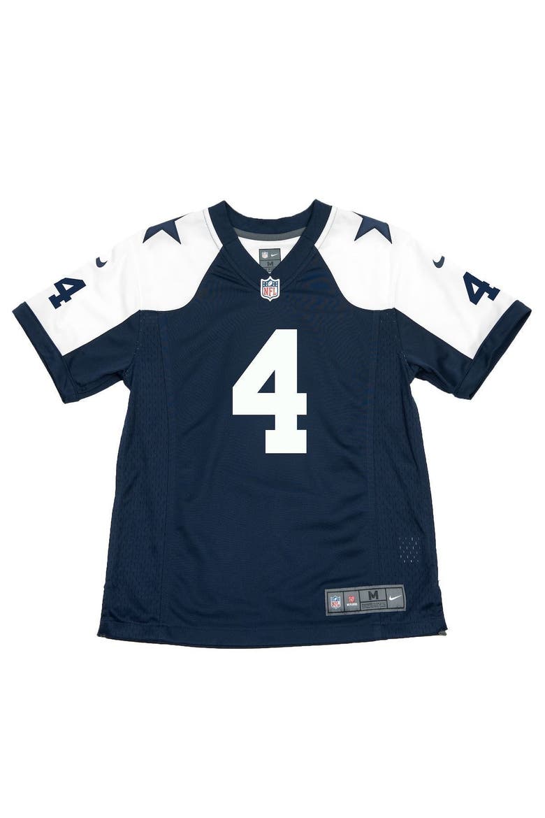 Youth Nike Leighton Vander Esch White Dallas Cowboys Color Rush Game Jersey, Alternate, color, NAVY