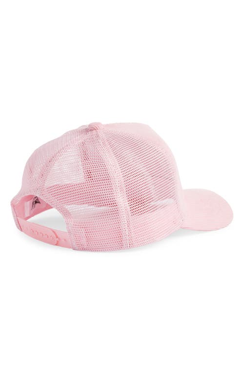 BOYS LIE BOYS LIE PINK YOURS TRULY CORDUROY TRUCKER HAT 