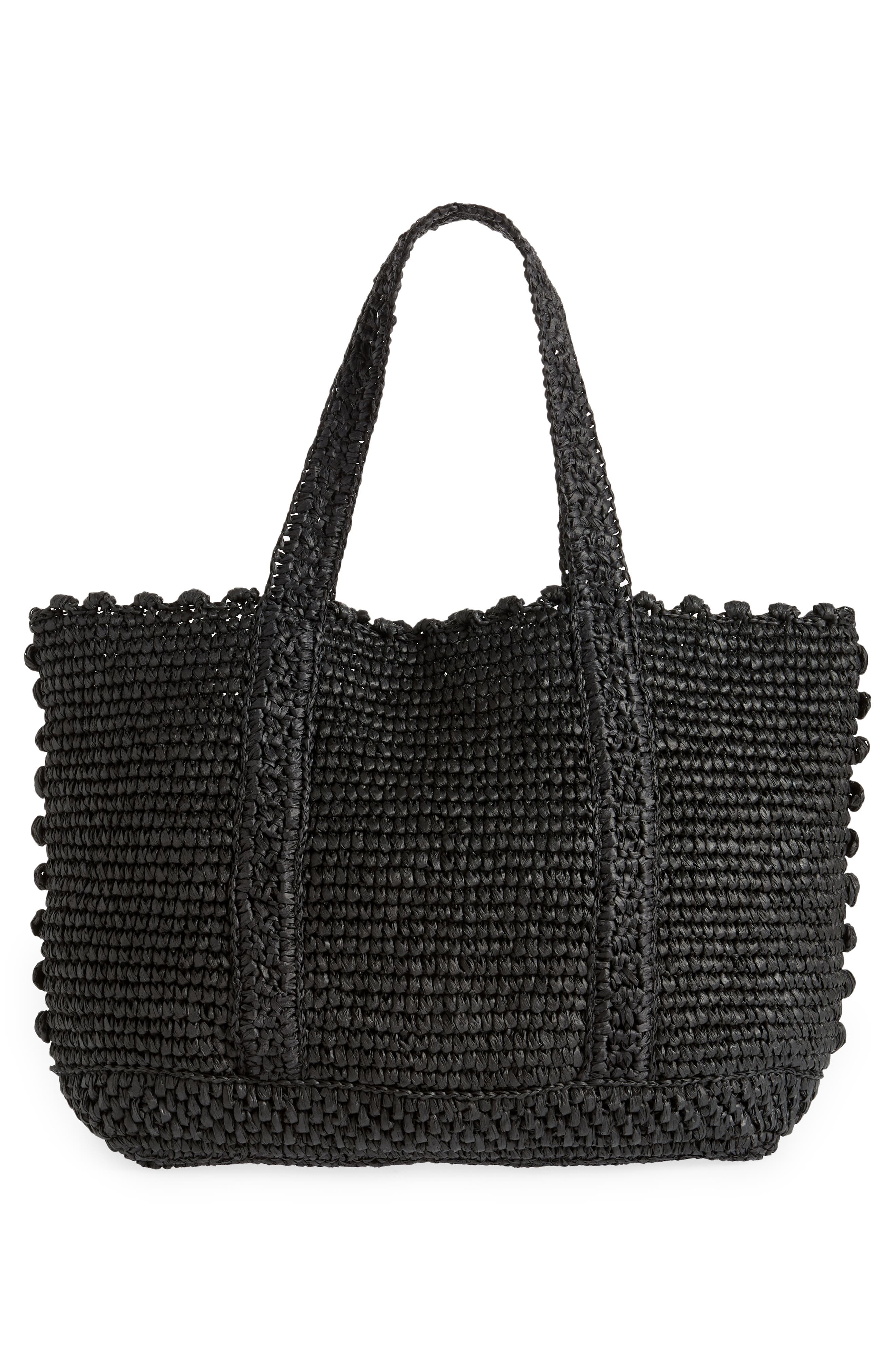 BTB Los Angeles Lisbeth Straw Tote, Alternate, color, 