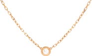 Pre-Owned Cartier Cartier D'Amour Pendant Necklace 18K Rose Gold with Diamond Small