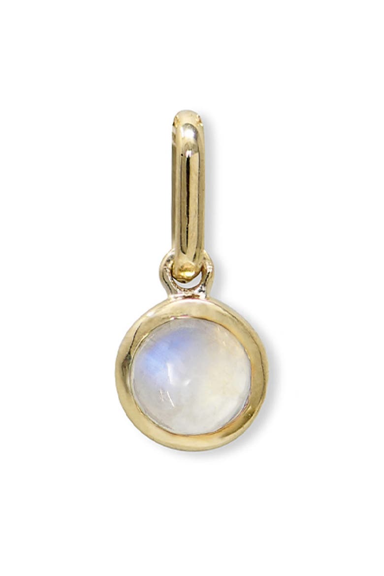 Classique Moonstone Charm, Main, color, 14K YELLOW GOLD/ MOONSTONE