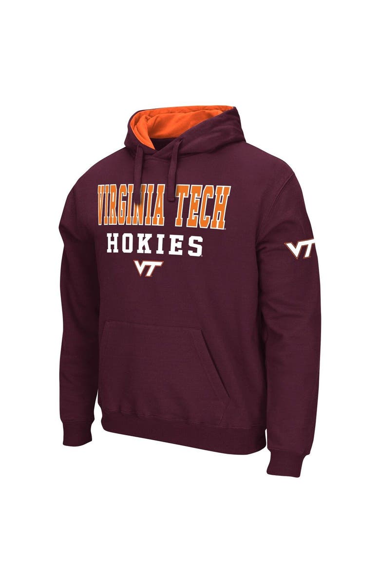 COLOSSEUM Men's Colosseum Maroon Virginia Tech Hokies Sunrise Pullover Hoodie, Alternate, color, Maroon