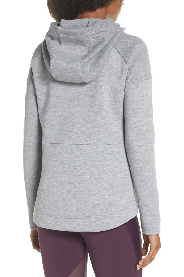Cross Train Hoodie Jacket, Alternate, color, SILVER GREY MARL