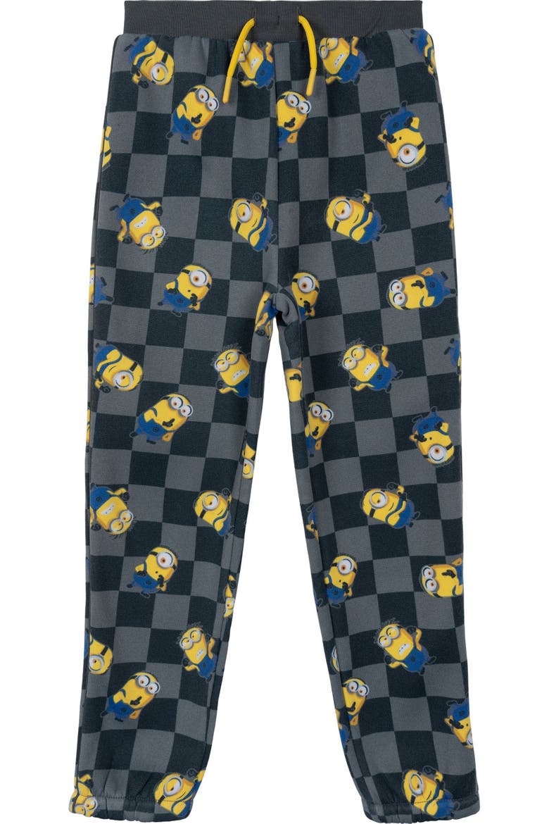 2-Piece Fleece Sweatshirt and Pants Set, Alternate, color, Yellow Grey Minions