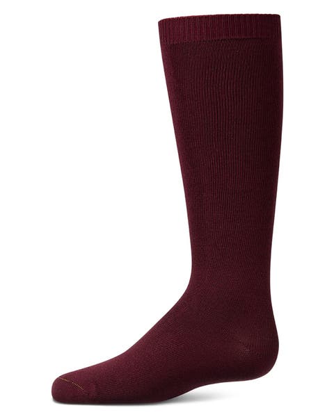 Soft  Knee High Sock - Multiple Solid Colors (Toddler, Little Kid & Big Kid)