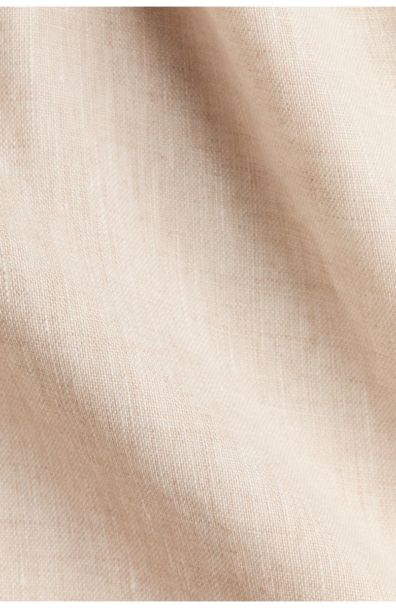 H&M Linen Beach Shorts, Alternate, color, Light Beige