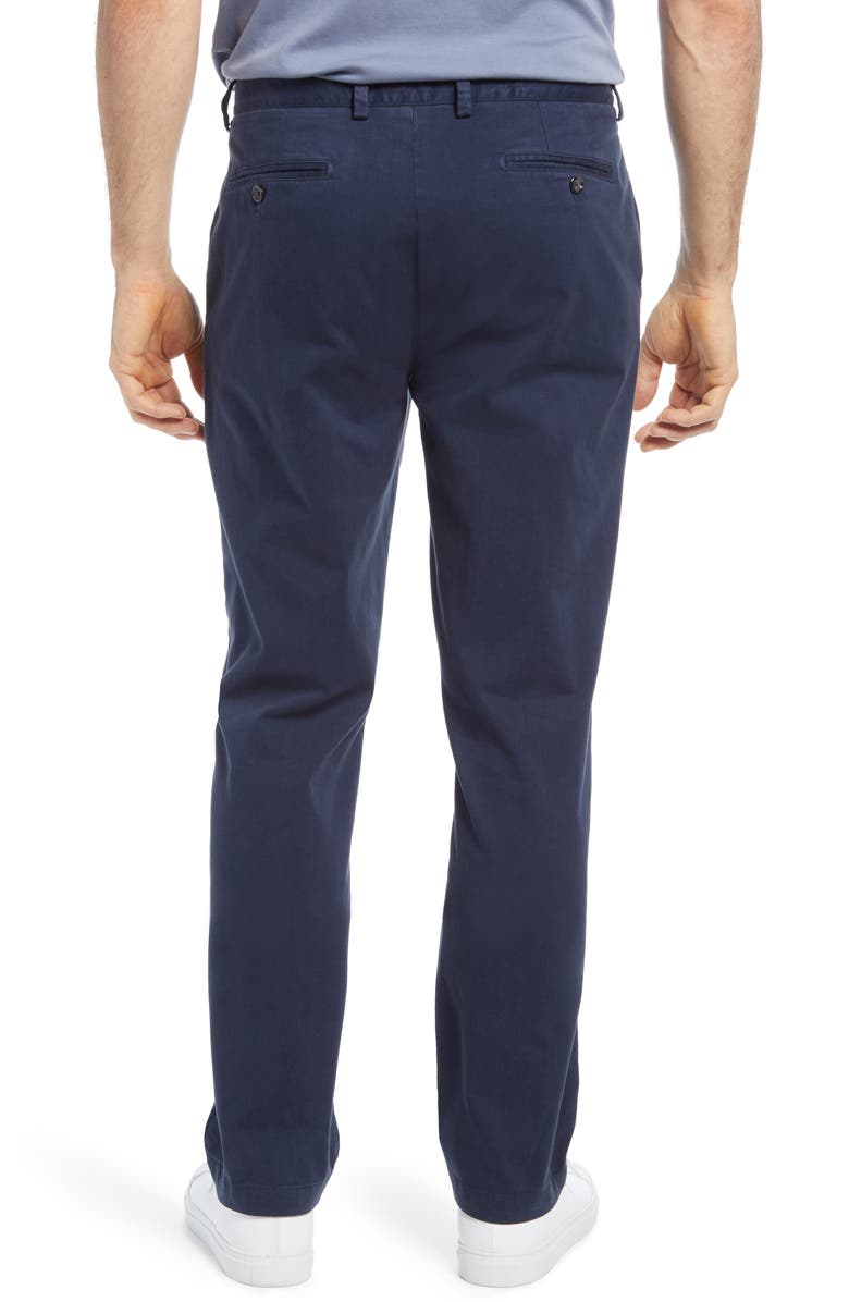 Johnston & Murphy Washed Chino Pants, Alternate, color, Navy