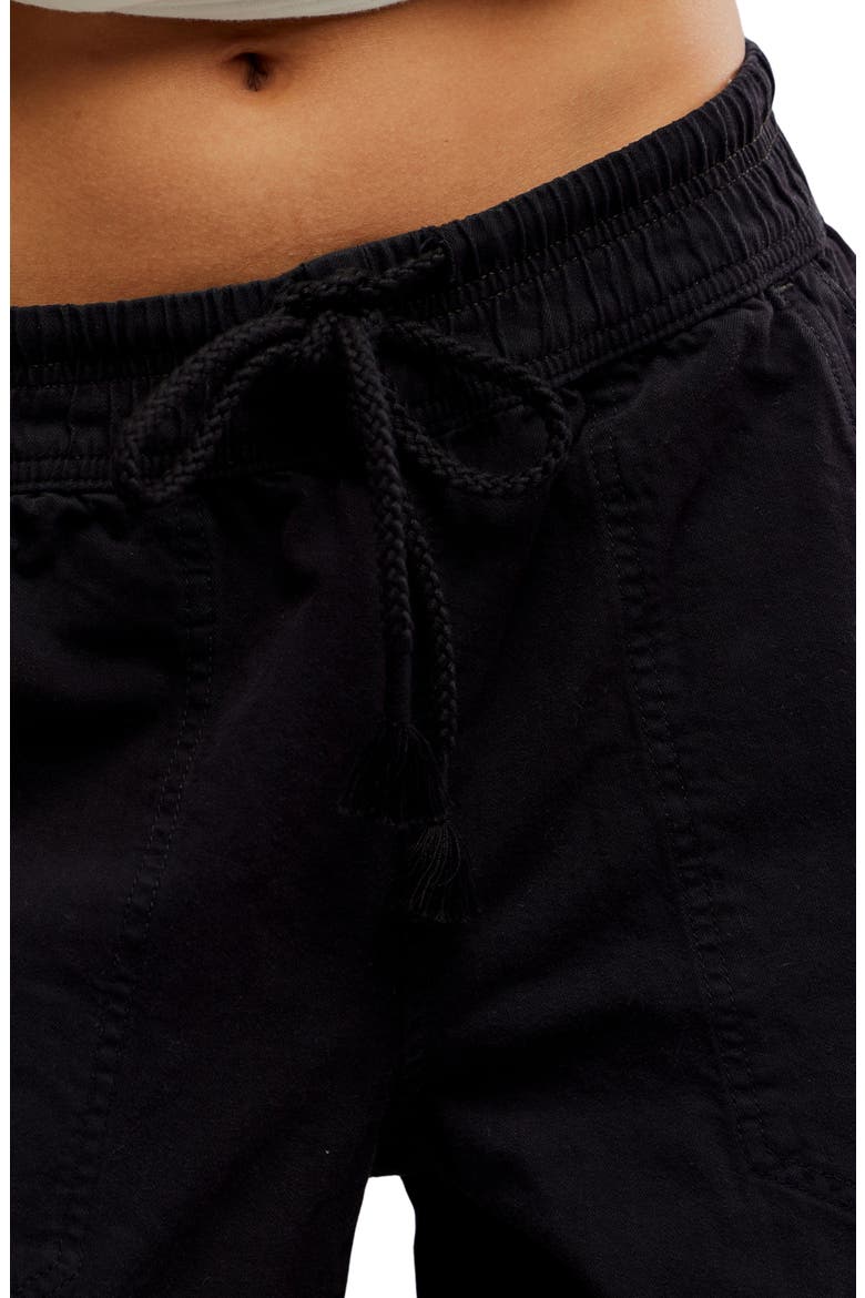 Easy Peasy Wide Leg Drawstring Pants, Alternate, color, BLACK